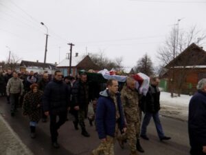 Остання путь загиблого захисника