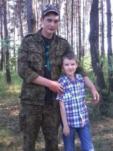 Гуменюк Микола з хлопчиком