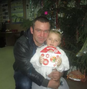 Сергій з донечкою