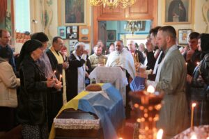 ВІдспівування Юрія В’ячеславовича у церкві