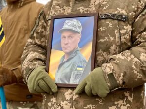 Фото -портрет. Прощання із ВАсилем Заріцьким. 