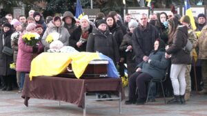 Церемонія прощання з Юрієм на Майдані в Рівному