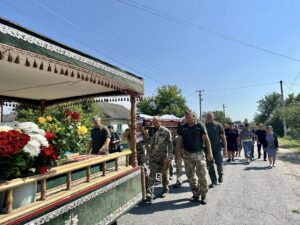 Церемонія прощання з героєм