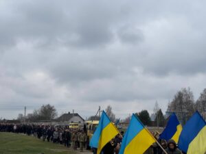 Остання дорога полеглого Віталія