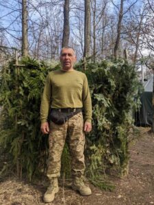 Сергій Палій у військовій формі