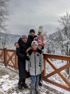 Зима. Сімя разом